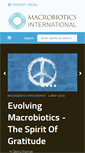 Mobile Screenshot of macrobioticsinternational.com